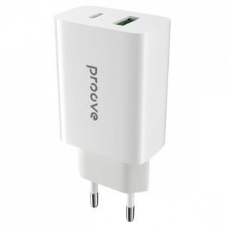 МЗП Proove Rapid 20W (Type-C + USB) white