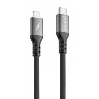 Кабель Proove ReGen Silicone Type-C to Lightning 27W (1m) black