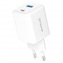 МЗП Proove Pocket GaN 45W (Type-C + USB) white – (фото 1)