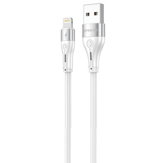 Кабель Proove Soft Silicone USB to Lightning 2.4A (2m) white