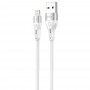 Кабель Proove Soft Silicone USB to Lightning 2.4A (2m) white – (фото 1)