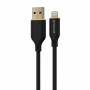 Кабель Proove Jelly Silicone USB to Lightning 2.4A (1m) black – (фото 1)