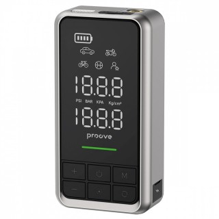 Пусковий Пристрій 2 in 1 + Насос Proove Air Jump 10400mAh 1000A gray