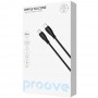 Кабель Proove Simple Silicone Type-C to Type-C 60W (1m) black – (фото 2)