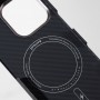 Чохол Proove Carbon Slim with Magnetic Ring iPhone 15 Pro full black – (фото 9)