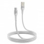 Кабель Proove Double Way Weft USB to  Micro USB 2.4A (1m) white – (фото 2)