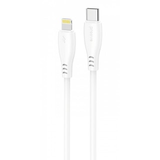 Кабель Proove Simple Silicone Type-C to Lightning 27W (1m) white