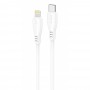 Кабель Proove Simple Silicone Type-C to Lightning 27W (1m) white – (фото 1)