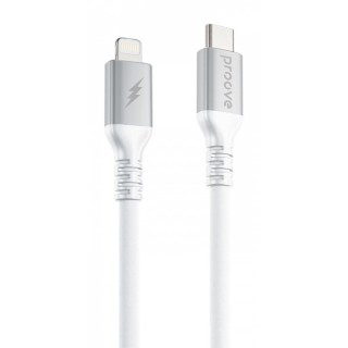 Кабель Proove ReGen Silicone Type-C to Lightning 27W (1m) white