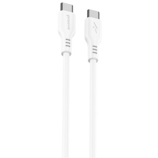 Кабель Proove Rebirth Type-C to Type-С 60W (1m) white