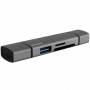 Картридер Proove Arc Link 3 in 1 (USB3.0 + SD Card + Micro SD Card) silver – (фото 3)