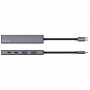 Type-C-Хаб Proove Arc Link 5 in 1 (2*USB + 3*Type-C) silver – (фото 5)