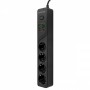 Мережевий фільтр Proove Power Strip P-04 (4 розетки + 4 USB + 2 Type-C) 2М black – (фото 3)