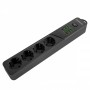 Мережевий фільтр Proove Power Strip P-04 (4 розетки + 4 USB + 2 Type-C) 2М black – (фото 5)