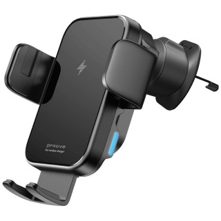Автомобільний тримач з Бездротовим ЗП Proove Triple Clamp 15W black