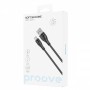Кабель Proove Soft Silicone USB to Type-C 2.4A (1m) black – (фото 2)