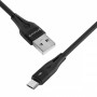Кабель Proove Soft Silicone USB to Micro USB 2.4A (1m) black – (фото 7)