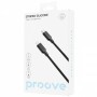 Кабель Proove Striped Silicone Type-C to Lightning (1m) black – (фото 2)