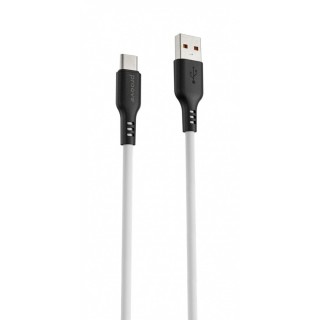 Кабель Proove Rebirth USB to Type-C 2.4A (1m) black/white
