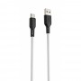 Кабель Proove Rebirth USB to Type-C 2.4A (1m) black/white – (фото 1)