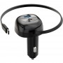 АЗП Proove Pulsar 65W (Type-C + USB) + Retractable Type-C Cable black – (фото 6)