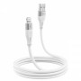 Кабель Proove Soft Silicone USB to Lightning 2.4A (1m) white – (фото 3)