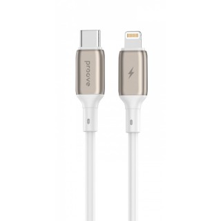 Кабель Proove Flex Metal Type-C to Lightning 27W (1m) white