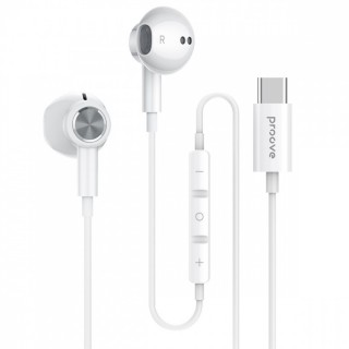 Провідні навушники Proove Echo (Type-C) white