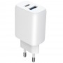 МЗП Proove Silicone Power 2 30W (Type-C + USB) + Cable Type-C to Type-C (1m) white – (фото 6)