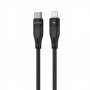 Кабель Proove Soft Silicone Type-C to Lightning 27W (1m) black – (фото 1)