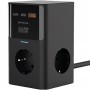Мережевий фільтр Proove Power Cube 65W (3xAC + 2xType-C + 1xUSB) 1.5m black – (фото 1)