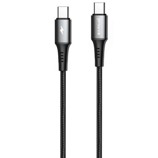 Кабель Proove WireX Type-C to Type-C 60W (1m) black