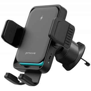 Автомобільний тримач з Бездротовим ЗП Proove Sonic Pro 15W black
