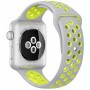 Ремешок для Apple Watch 42/44mm Nike Band Grey/Yellow – (фото 1)