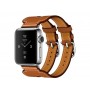 Ремешок для Apple Watch 38/40mm Hermes Double Buckle Cuff Fauve Barenia – (фото 1)